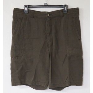 Tommy‎ Bahama Men's Shorts Size 34 Tencel Cotton Blend Brown Cargo Pockets TR808